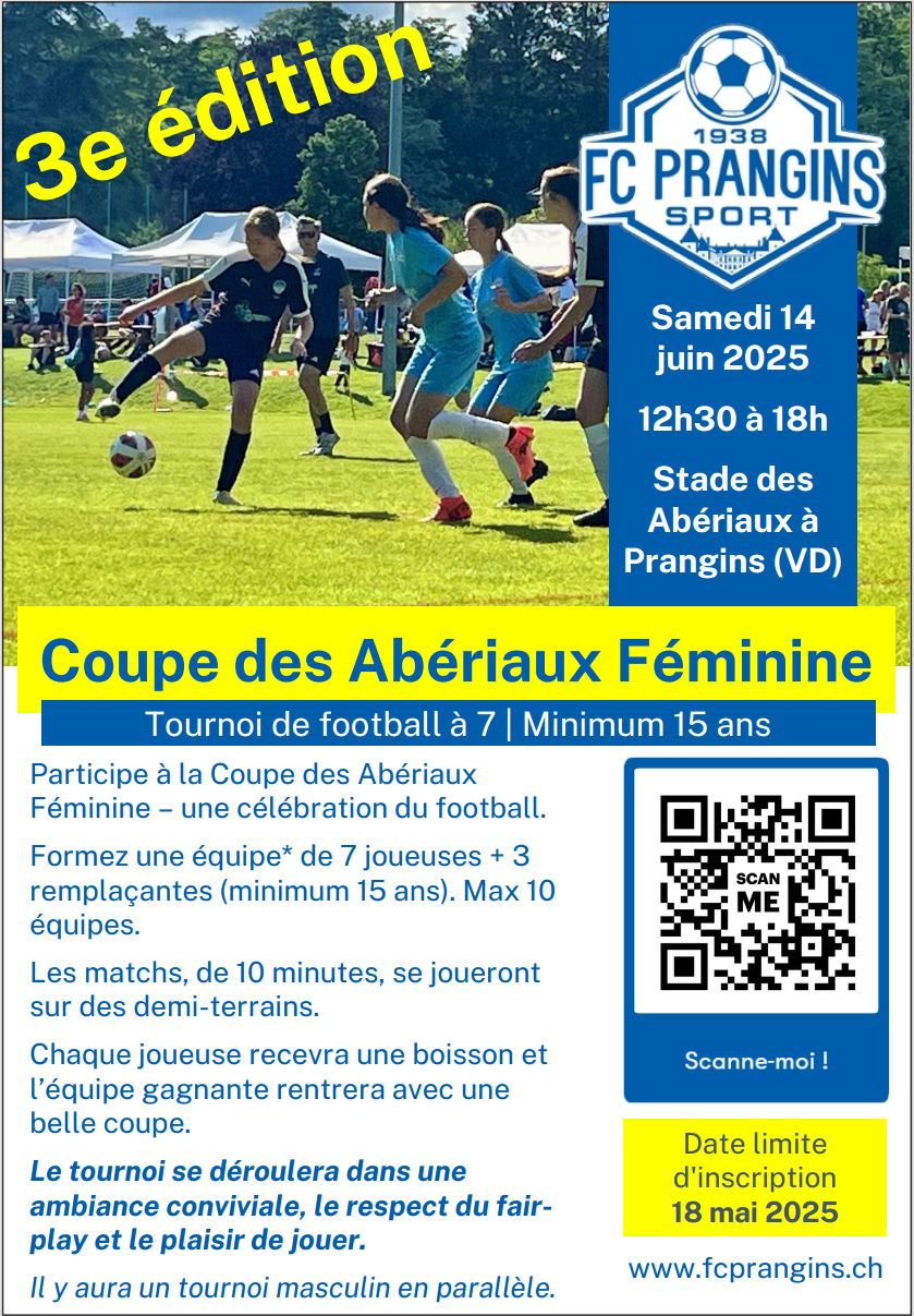 Affiche Coupe des Abériaux féminin