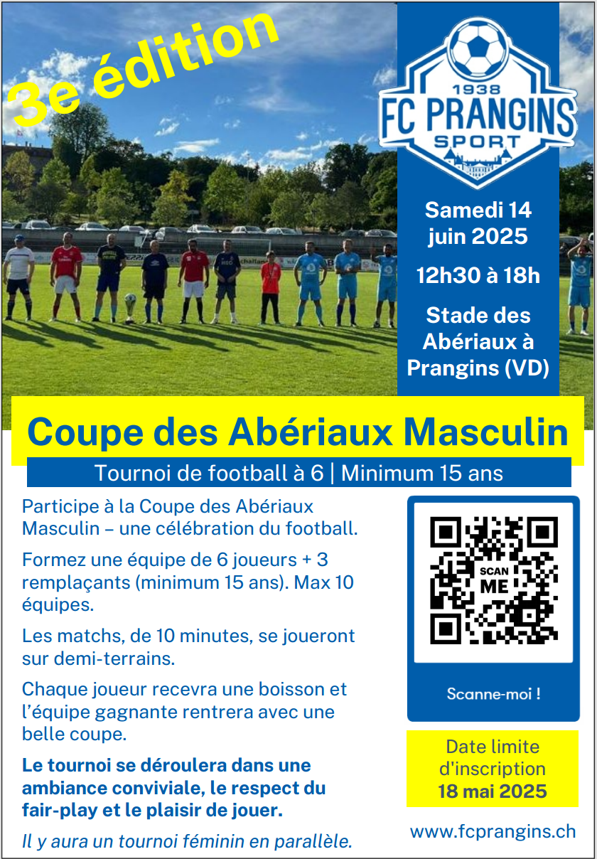 Affiche Coupe des Abériaux masculin